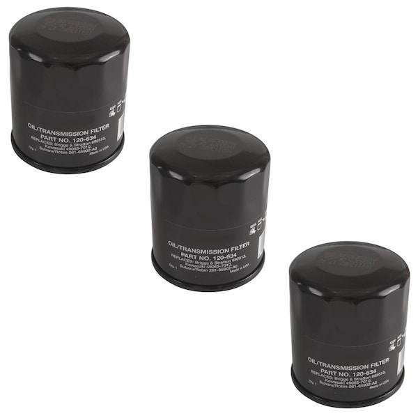 Aic Replacement Parts 3-Oil Filter Fits John Deere AM101001 AM101054 AM105172 AM105555 AM107423 M14759 3710280M1_x3 - main
